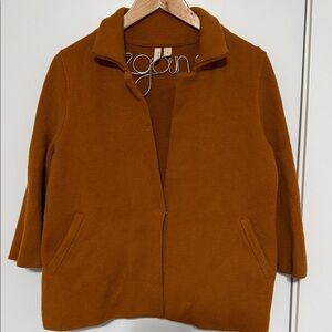 Anthropologie Moth Carey Brown Women's Cardigan Blazer Jacket